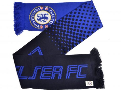 Modrá šála Chelsea Jacquard Fade Blue - Image 2