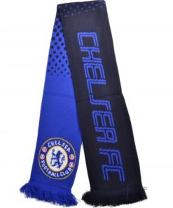 Modrá šála Chelsea Jacquard Fade Blue