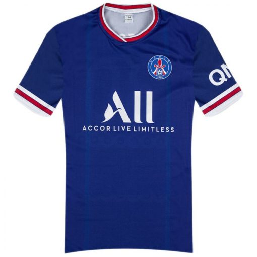 Dětský dres PSG 2021/22 replika modrý s potiskem - Image 2