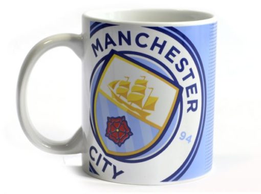 Hrnek Manchester City s klubovým logem
