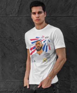 tricko benzema biele panske
