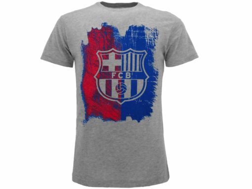 Tričko FCB Barcelona s logem šedé barvy
