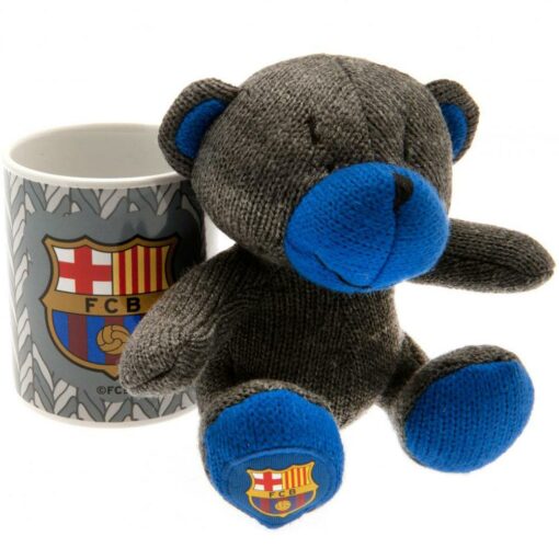 Hrnek FC Barcelona s medvídkem