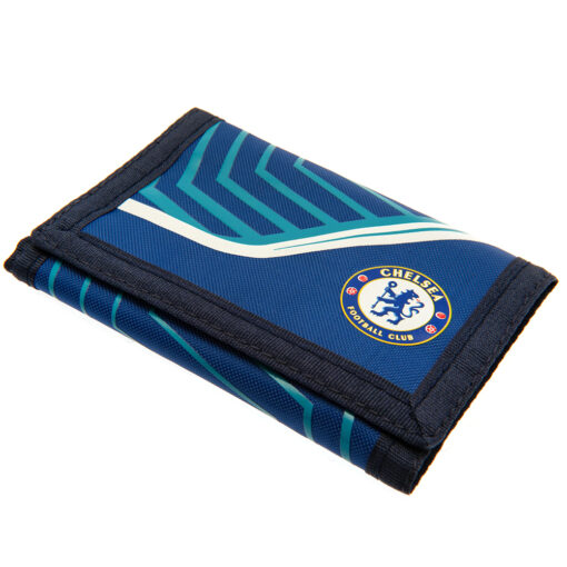 Chelsea peněženka modrá na suchý zip