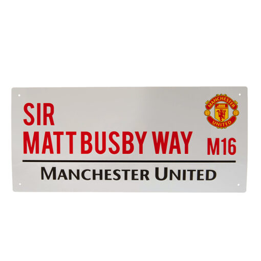Kovový nápis Manchester United