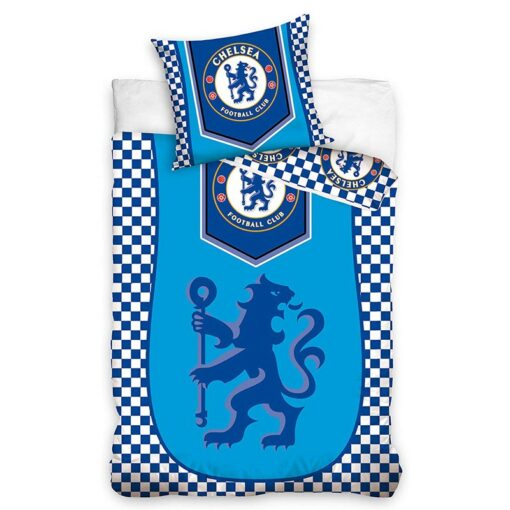 Povlečení Chelsea FC na postel a polštář 140 x 200 cm, 70 x 80 cm modré