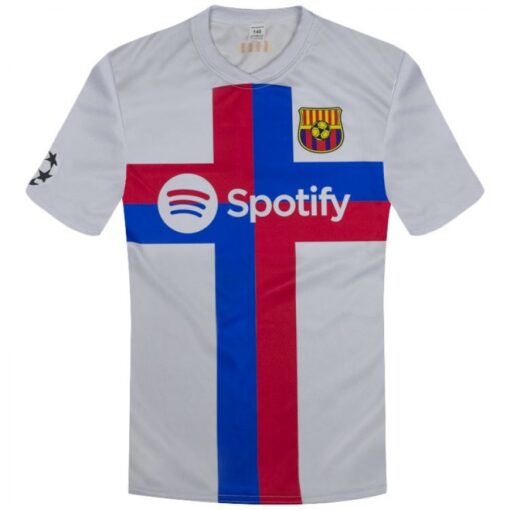 Dětský dres Lewandowski FC Barcelona 2022/23 bílá replika - Image 3