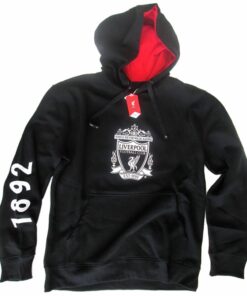 Mikina Liverpool s logom 1892 cierna farba e1668065125498