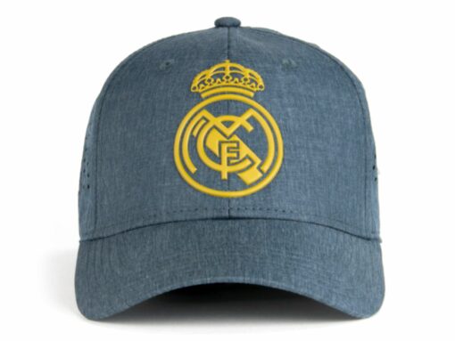 Kšiltovka Real Madrid s logem šedo-žlutá