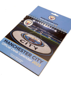 Stolovy kalendar Manchester City 2023 zlozeny