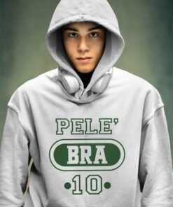 Mikina Pele Brazilia10 biela chlapcenska