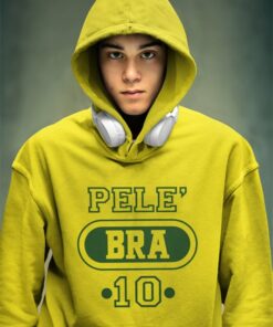 Mikina Pele Brazilia10 zlta chlapcenska