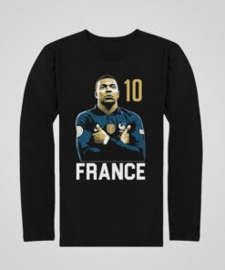 Tričko s dlouhým rukávem Mbappe France 10
