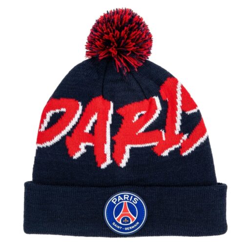 Zimní čepice PSG s bambulí