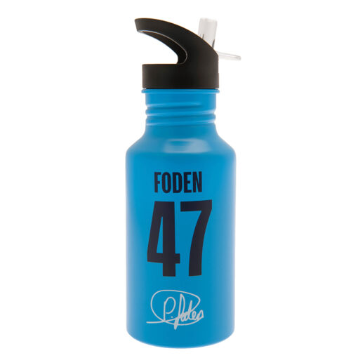 Manchester City Foden 47 láhev s podpisem