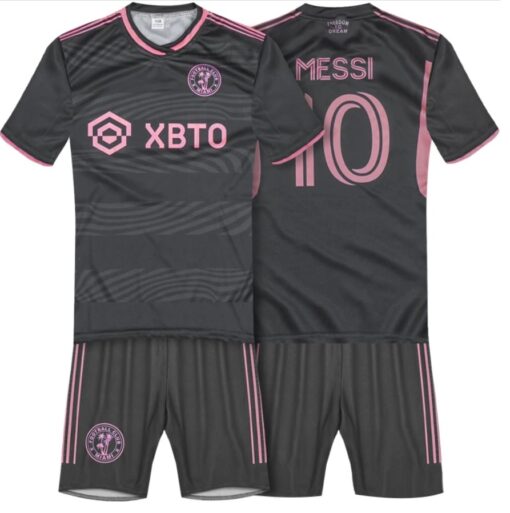 Dětský dres Messi Miami 2023/24 replika černá