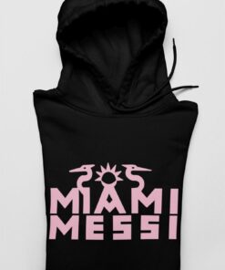 Mikina Messi Miami cierna zlozena