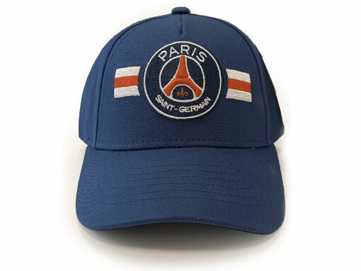Dětská čepice PSG modrá a červená s logem