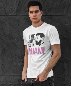 Tricko Messi Miami Goat biele panske