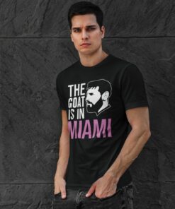 Tricko Messi Miami Goat cierne panske