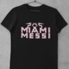 Tricko Messi Miami cierne