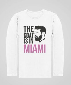Tričko s dlouhým rukávem Messi Miami Goat