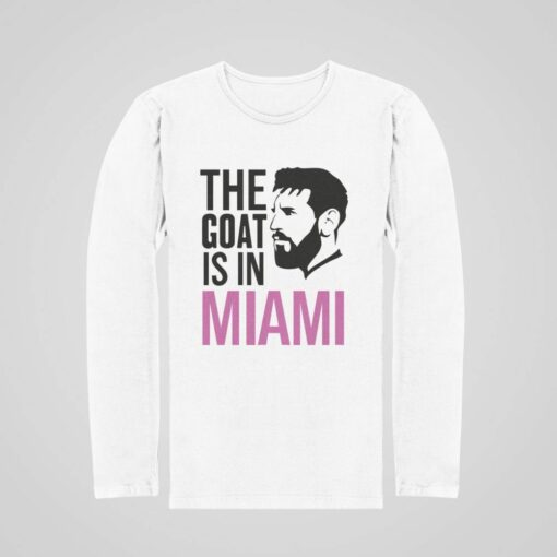 Tričko s dlouhým rukávem Messi Miami Goat