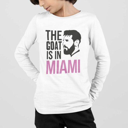 Tričko s dlouhým rukávem Messi Miami Goat - Image 4