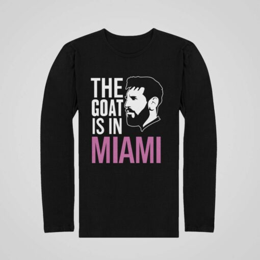 Tričko s dlouhým rukávem Messi Miami Goat - Image 2