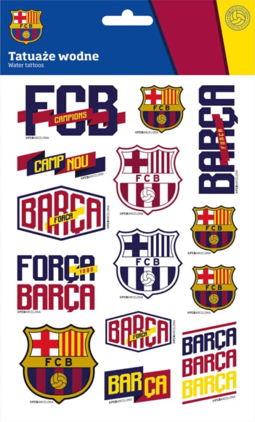 Vodní tetování FC Barcelona