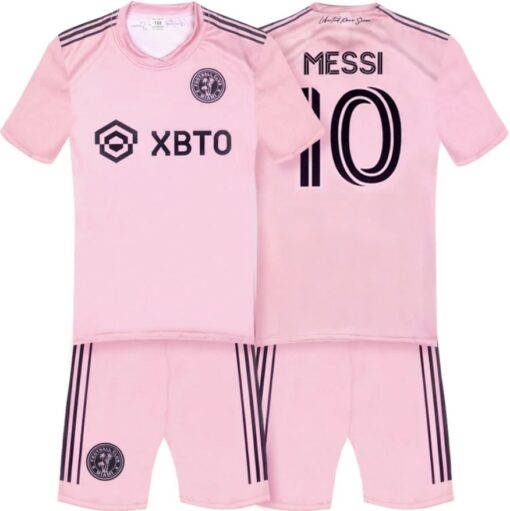 Dětský dres Messi Miami 2023/24 replika růžový