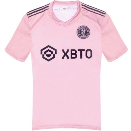Dětský dres Messi Miami 2023/24 replika růžový - Image 3
