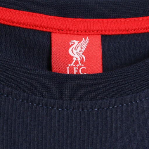 Liverpool FC Liverbird retro modré tričko - Image 3