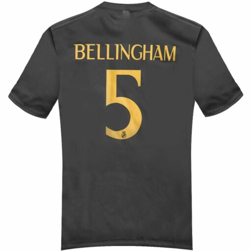 Dětský dres Bellingham Real Madrid 2023/24 replika černá - Image 2