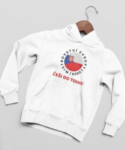 Mikina Cesko EURO 2024 biela