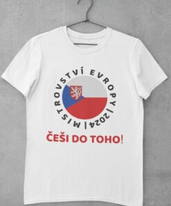 Tricko Cesko EURO 2024 biele