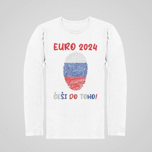 Tričko Česká republika EURO 24 s dlouhým rukávem
