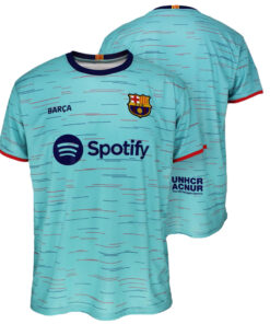 Detsky dres FC Barcelona oficialny 2023 24 treti zeleny