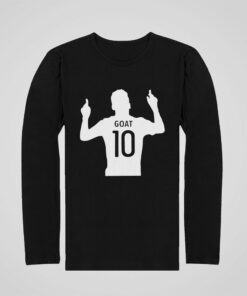 Tricko s dlhym rukavom Messi Miami 10 biele 2
