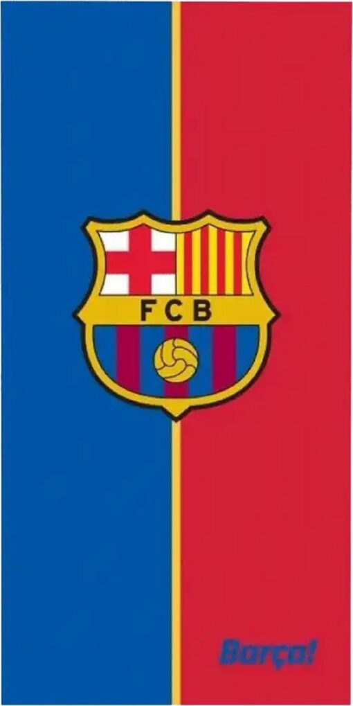 Ručník FC Barcelona červeno-modrý