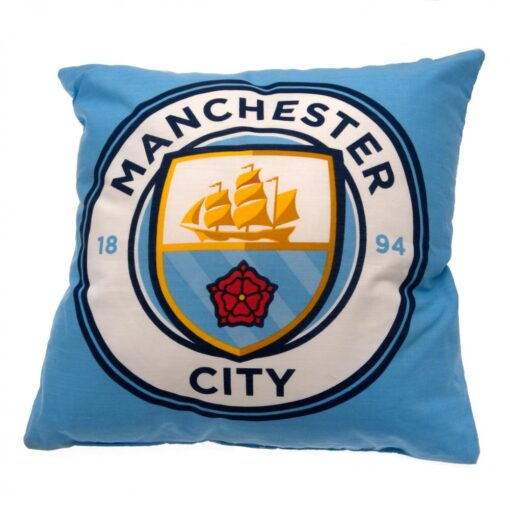 Polštář Manchester City s logem modrý
