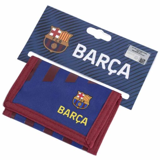 Peněženka FC Barcelona s logem na suchý zip