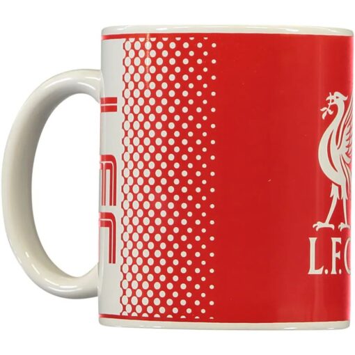 Hrnček Liverpool FC Fade s logom červený - 1 (1)