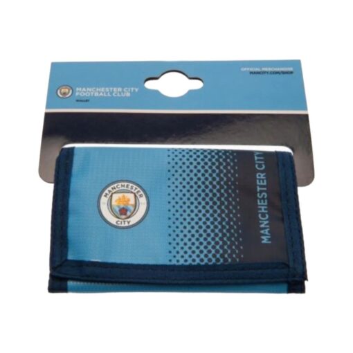 Peňaženka Manchester City na suchý zips modrá