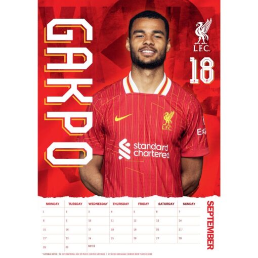 Kalendár Liverpool 2025-Gakpo
