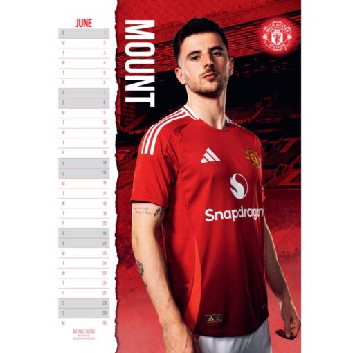 Kalendár Manchester United 2025-hráč