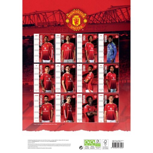 Kalendár Manchester United 2025-zoznam